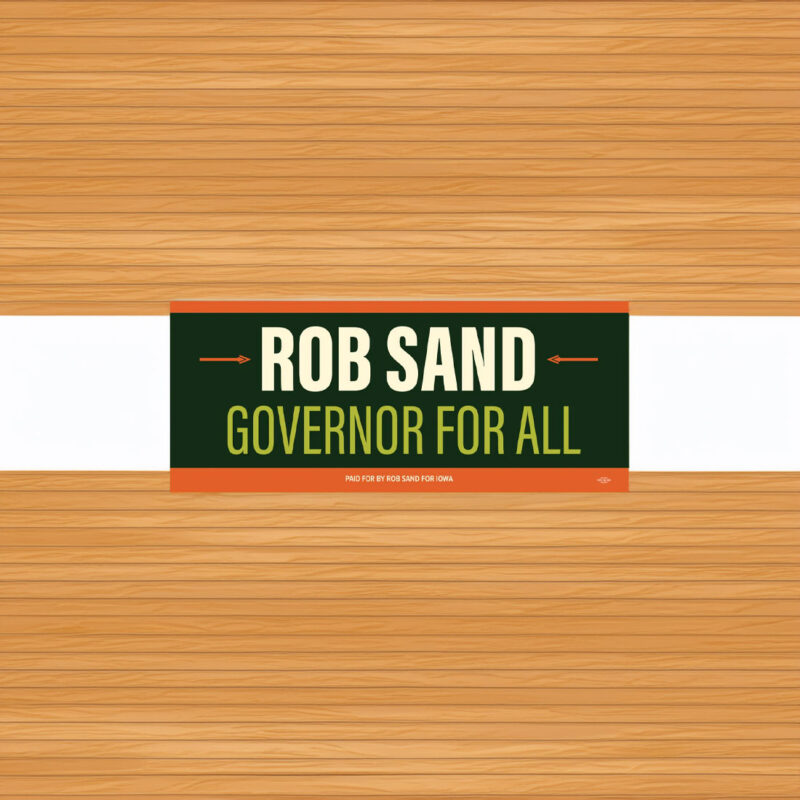 Rob Sand Governor for All Bumper Sticker