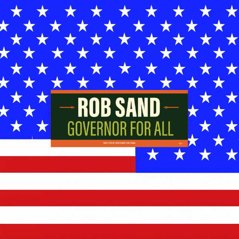 Rob Sand Governor for All Bumper Sticker