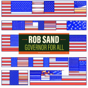 Rob Sand Governor for All Bumper Sticker