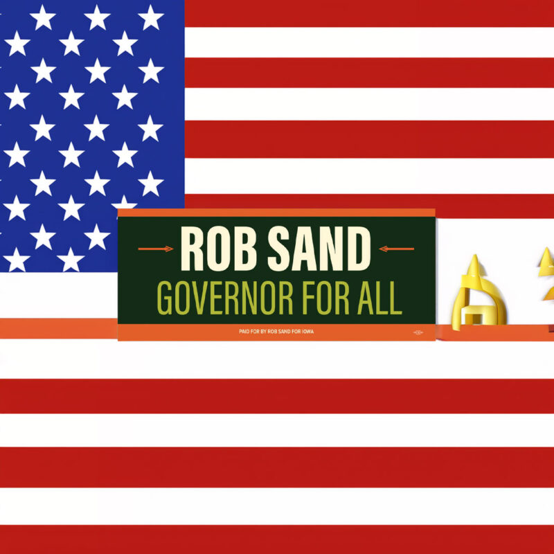 Rob Sand Governor for All Bumper Sticker