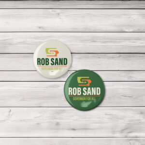 Rob Sand Governor for All Button 2-Pack