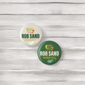 Rob Sand Governor for All Button 2-Pack