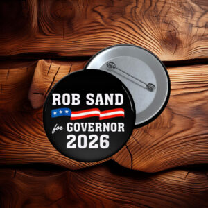 Rob Sand Governor 2026 Campaign Pin