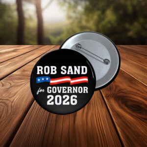 Rob Sand Governor 2026 Campaign Pin