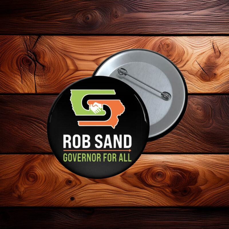 Rob Sand Governor for All 2026 Pin Button