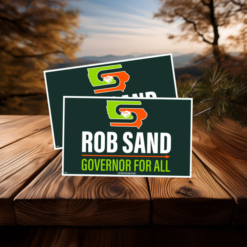 Rob Sand Governor for All 2026 Sticker