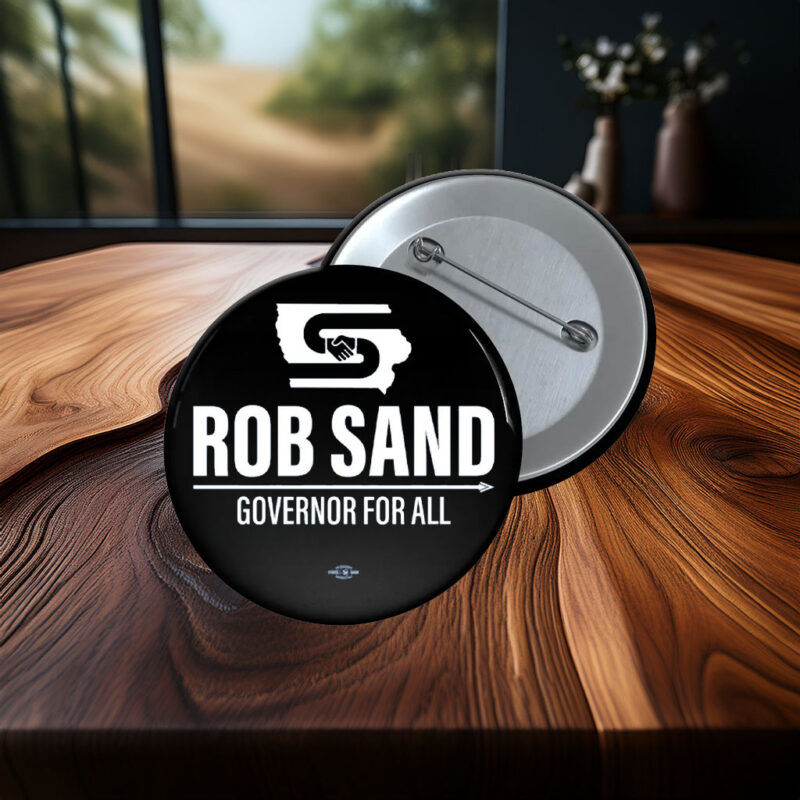 Rob Sand Governor for All Pin Button