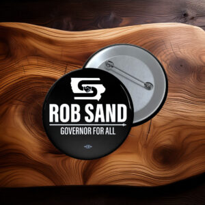 Rob Sand Governor for All Pin Button