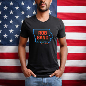 Rob Sand Iowa for Governor 2026 State Outline Shirt