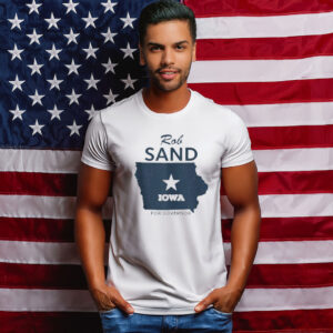 Rob Sand Iowa for Governor Patriotic State Graphic Tank Top