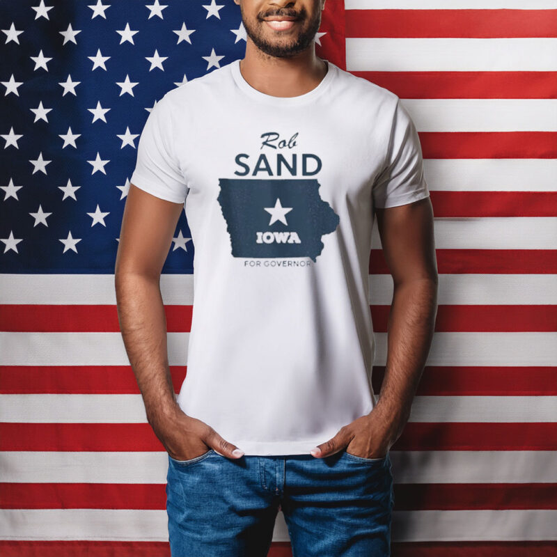 Rob Sand Iowa for Governor Patriotic State Graphic Tank Top