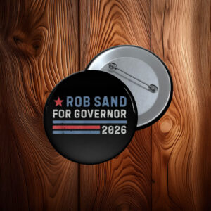 Rob Sand for Governor 2026 Election Pin
