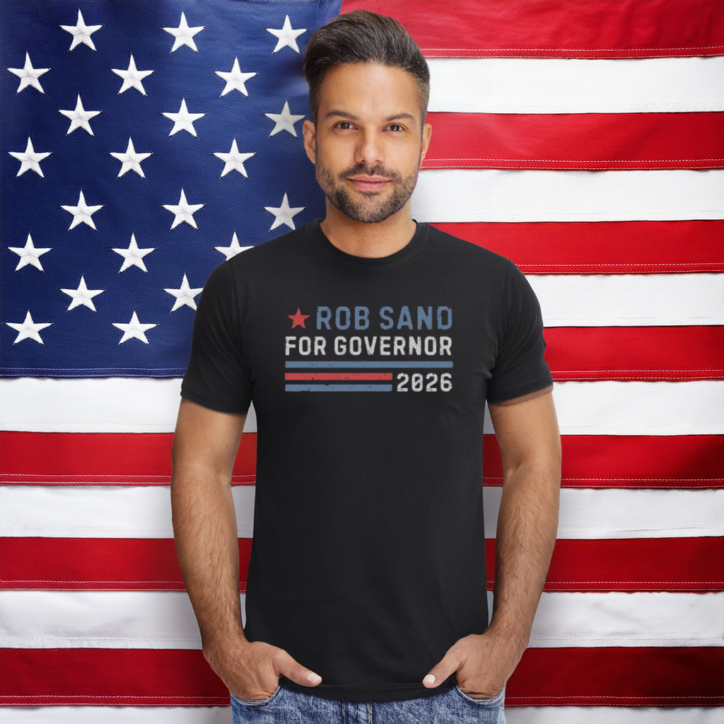 Rob Sand for Governor 2026 Patriotic Long Sleeve Shirt