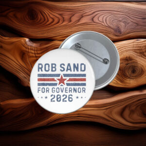 Rob Sand for Governor 2026 Retro Button
