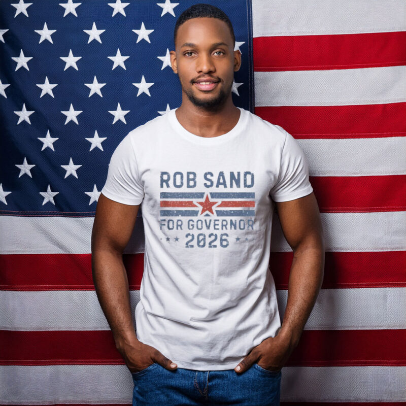 Rob Sand for Governor 2026 Vintage American Flag Tank Top