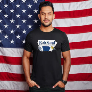 Rob Sand for Governor of Iowa 2026 Eagle Patriotic Campaign T-Shirt