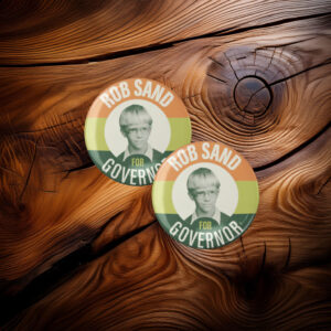 Throwback Rob Sand Button Pin