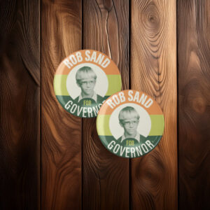 Throwback Rob Sand Button Pin
