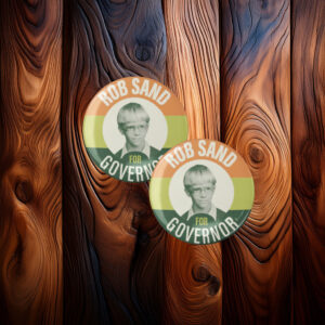 Throwback Rob Sand Button Pin