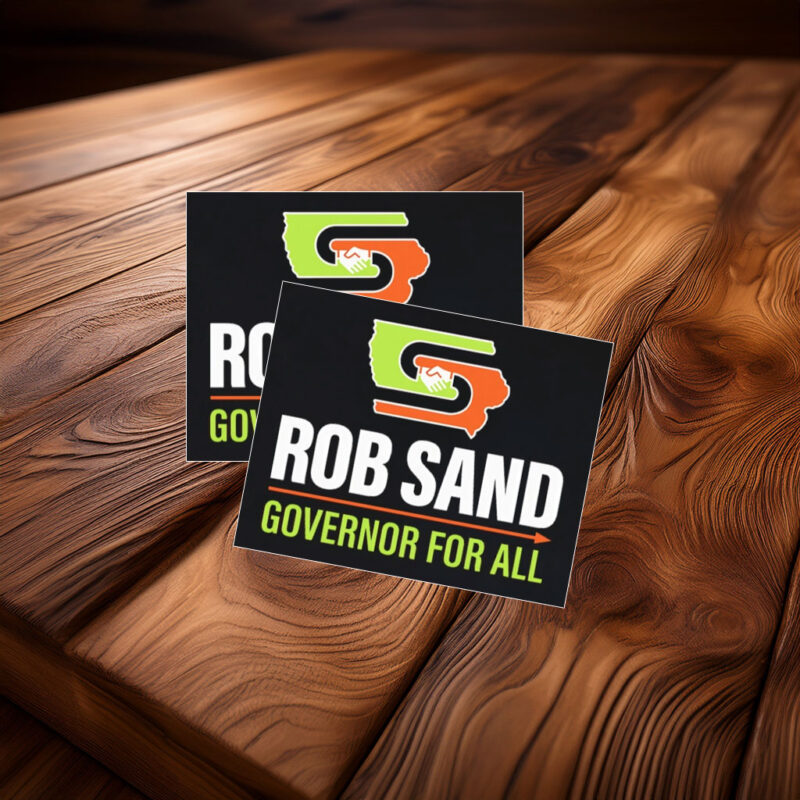 Rob Sand Governor for All 2026 Sticker