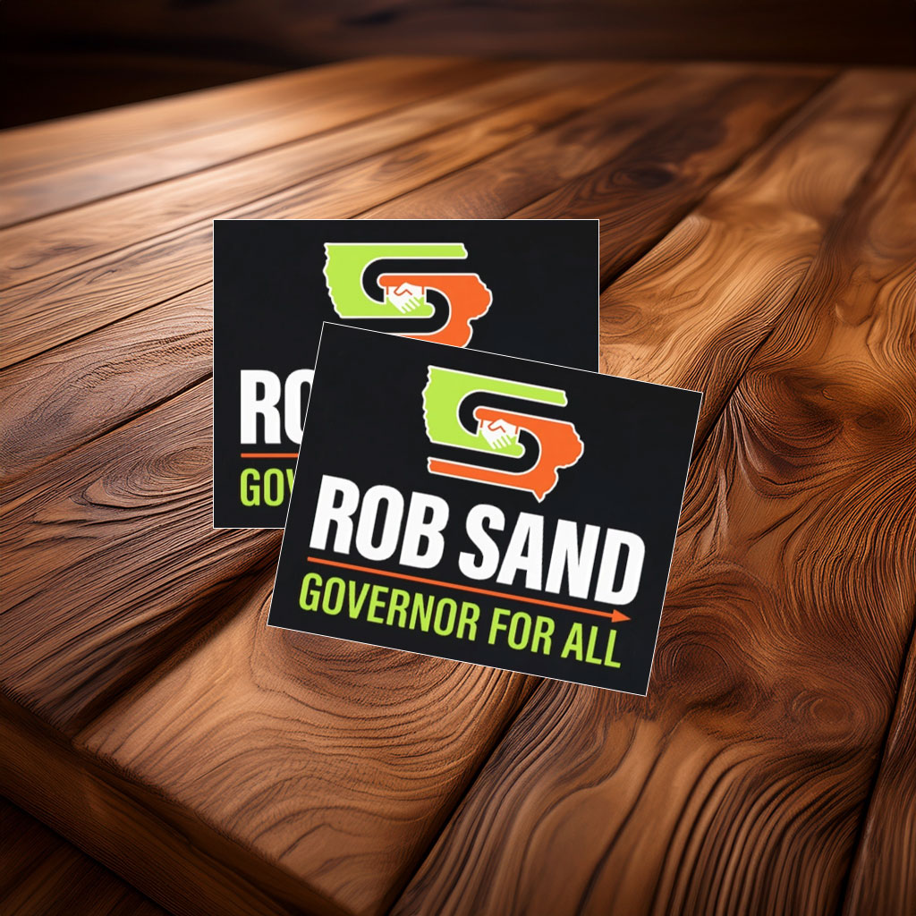 Rob Sand Governor for All 2026 Sticker