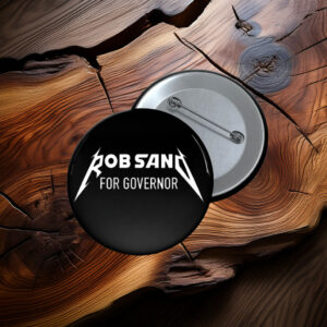 Rob Sand for Governor Bold Lightning Graphic Campaign Button