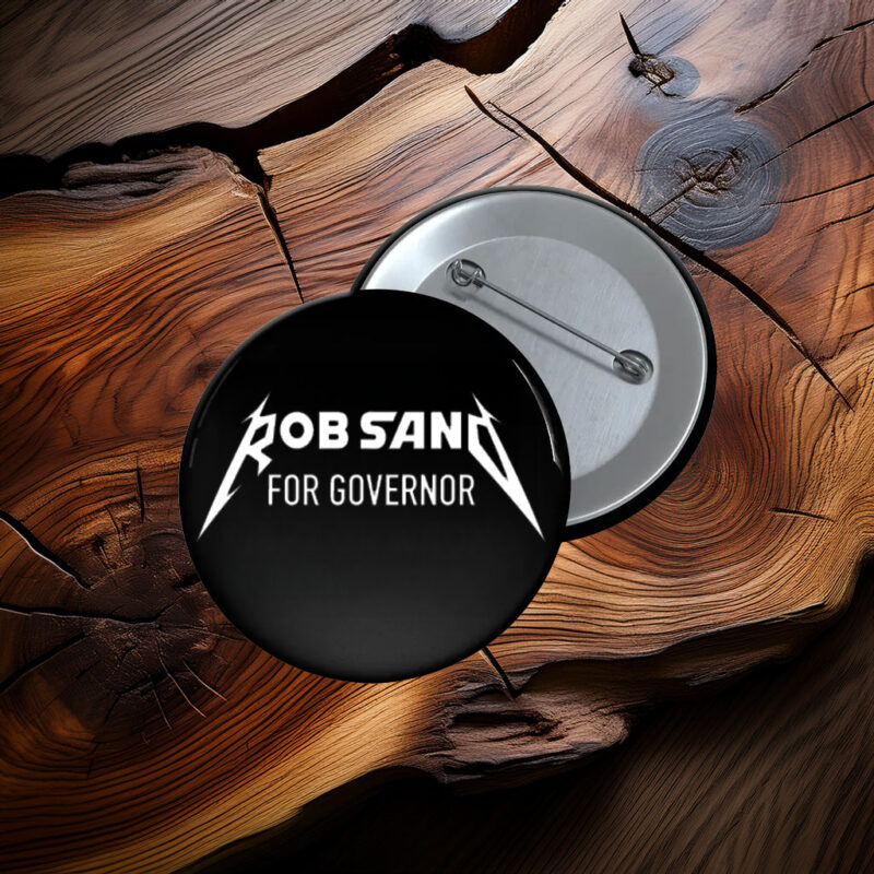 Rob Sand for Governor Bold Lightning Graphic Campaign Button