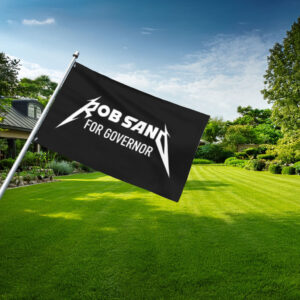 Rob Sand for Governor Bold Lightning Graphic Campaign Flag