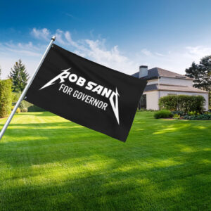 Rob Sand for Governor Bold Lightning Graphic Campaign Flag