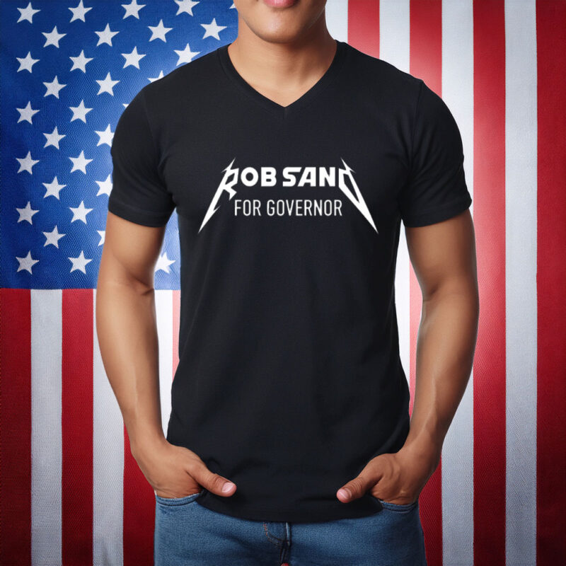 Rob Sand for Governor Bold Lightning Graphic Campaign Shirt