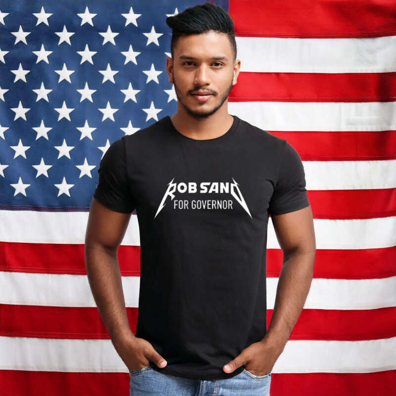 Rob Sand for Governor Bold Lightning Graphic Campaign Shirt