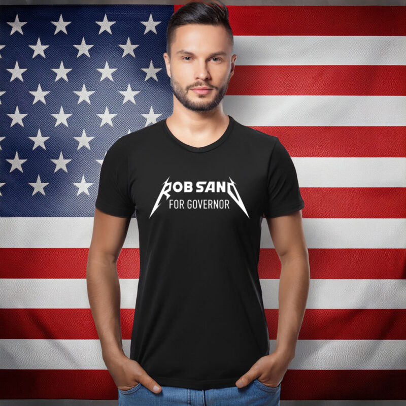 Rob Sand for Governor Bold Lightning Graphic Campaign Shirt