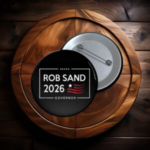 Rob Sand for Iowa Governor 2026 Button