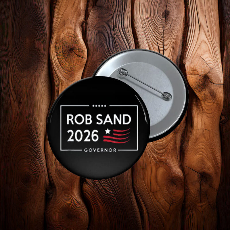 Rob Sand for Iowa Governor 2026 Button