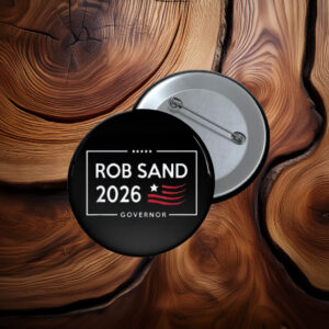 Rob Sand for Iowa Governor 2026 Button